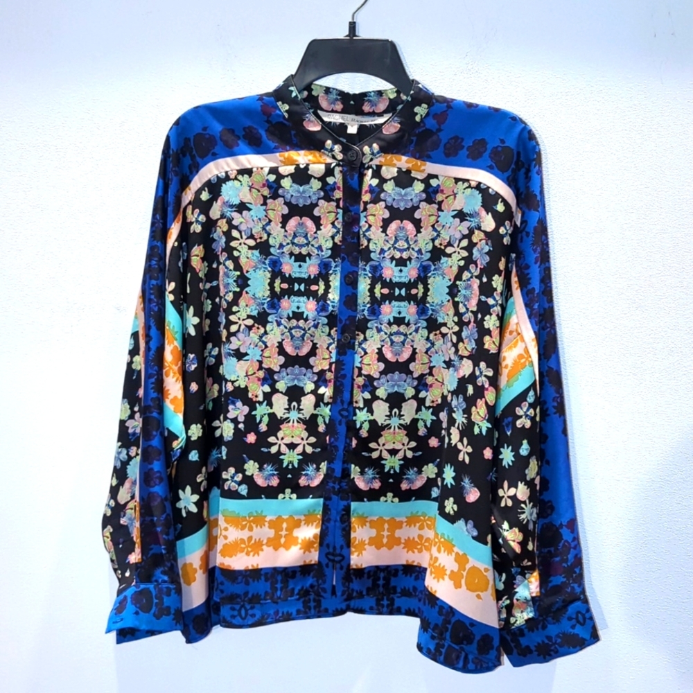 Rachel Roy silk button down LG